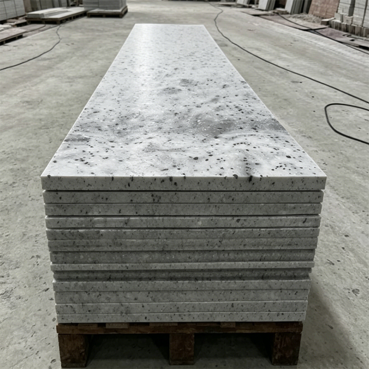 Seamless Connection of Solid Surfaces Cuttable Large Sheets of Black Particle Acrylic Sheets